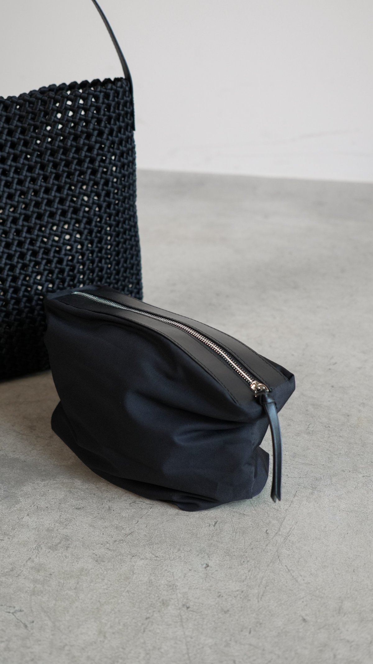 ONE HANDLE MESH BAG / 2color | JISTORY