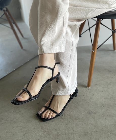 ANKLE STRAP SANDALS / 2color