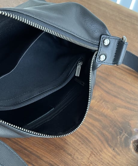 LEATHER SQUARE  SHOULDER / 2color