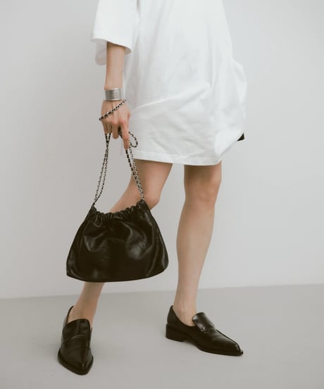 CHAIN SHOULDER WRINKLE BAG