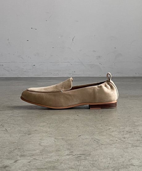 SUEDE LEATHER VAMP LOAFERS / 4color
