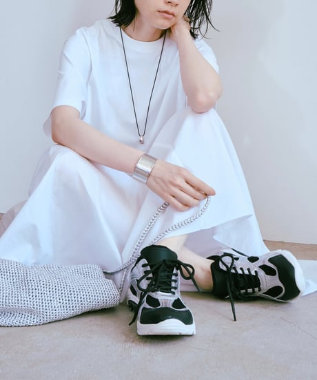 MESH JAGGED SOLE SNEAKERS / 2color