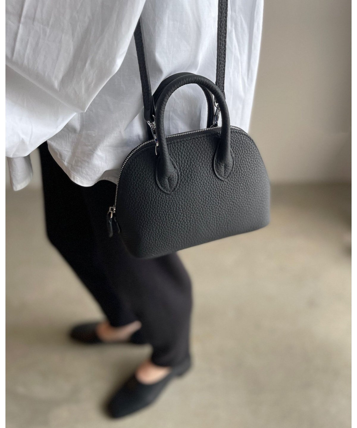 LEATHER MINI BOSTON BAG | JISTORY LEATHER MINI BOSTON BAG | JISTORY