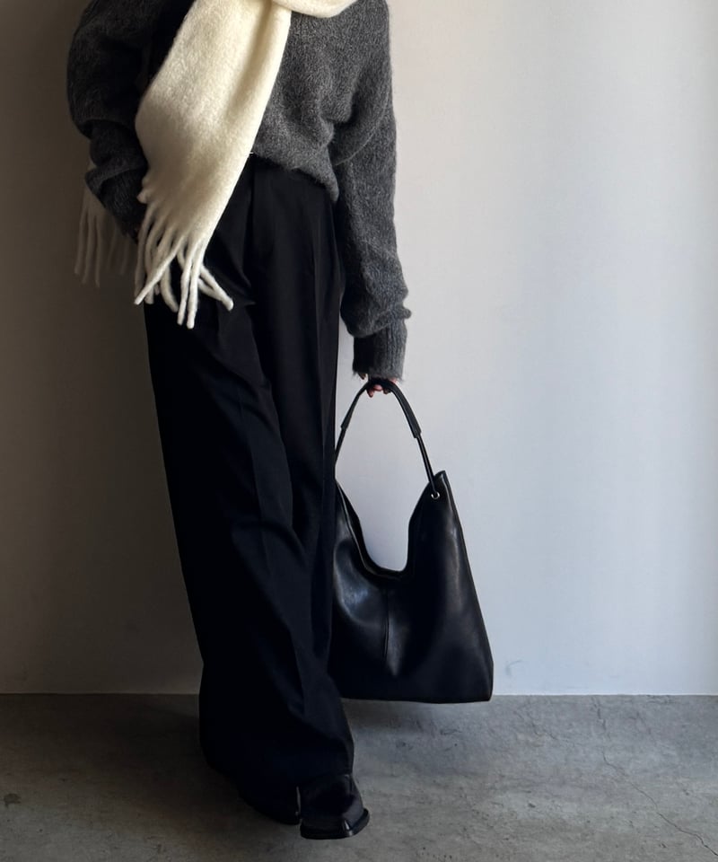【新品】JISTORY レザー トートバッグ TRIANGLE LEATHER TOTE BAG | JISTORY