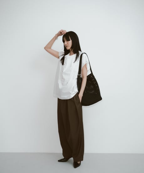 ONE HANDLE MESH BAG / 2color