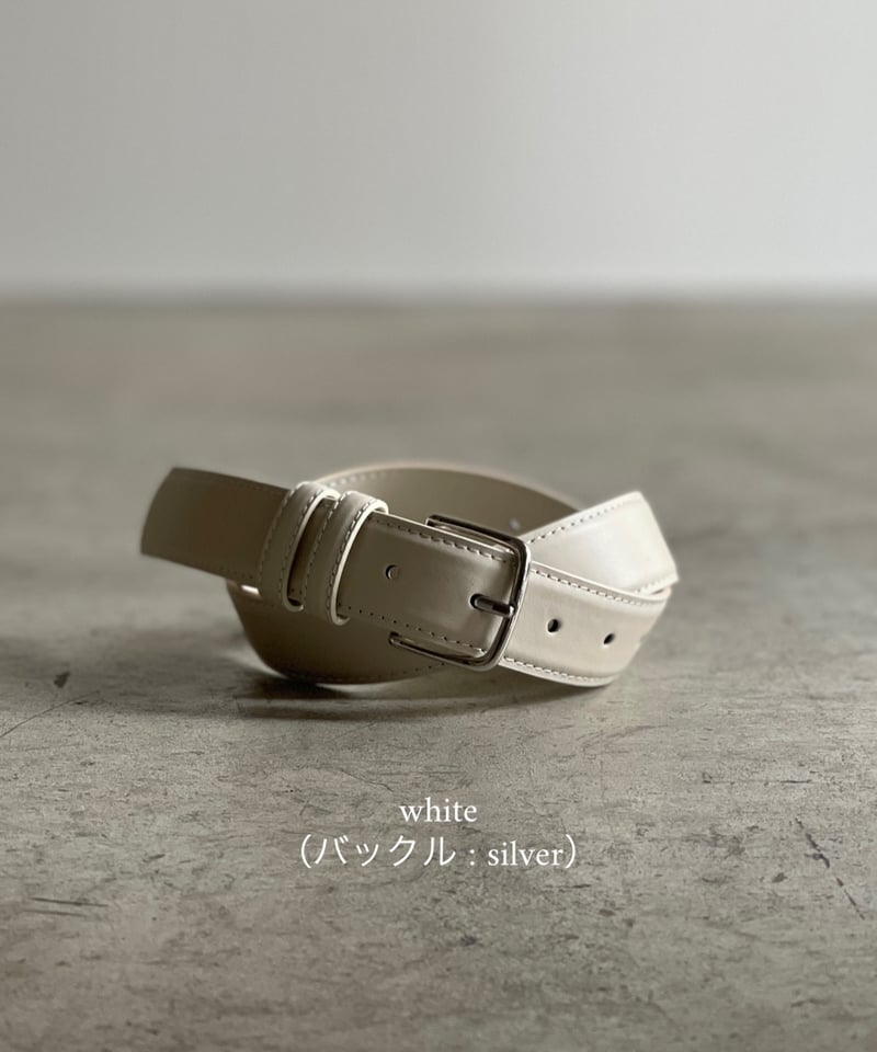 LEATHER BELT / 4color | JISTORY