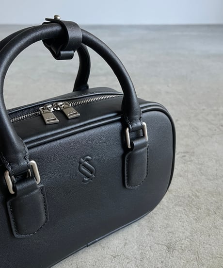EMBOSS LOGO MINI BOSTON BAG / 2color