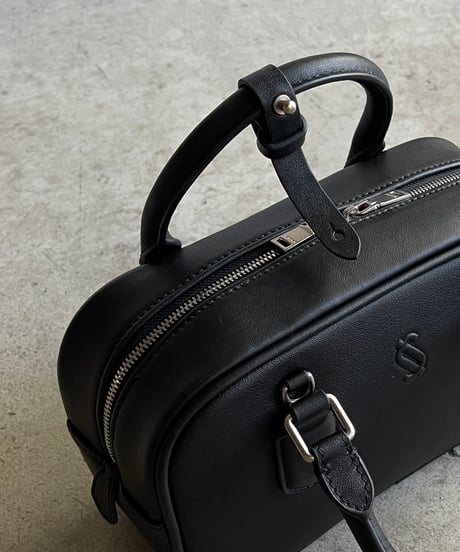 EMBOSS LOGO MINI BOSTON BAG / 2color
