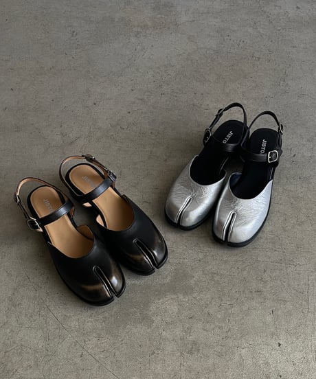 ANKLE STRAP TABI SANDALS / 2color