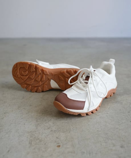 MESH JAGGED SOLE SNEAKERS / 2color