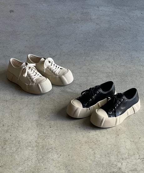 PLATFORM LOW CUT SNEAKERS / 2color