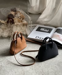 LEATHER MINI BOSTON BAG