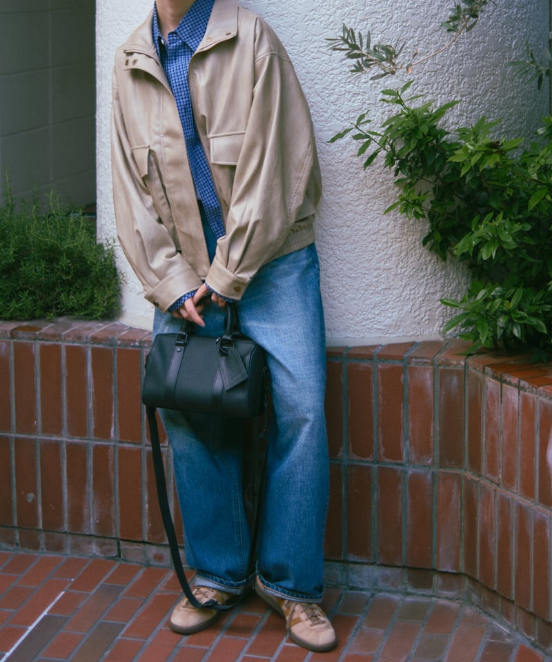 2WAY LEATHER MIDDLE BOSTON BAG ＜送料無料＞ | JISTORY