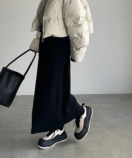 QUILTING PLATFORM SNEAKER/ 2color