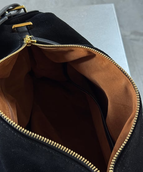 2WAY SUEDE SQUARE BAG