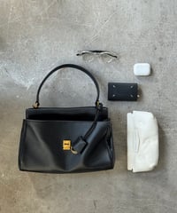 GRAIN LEATHER FLAP BAG / 2color