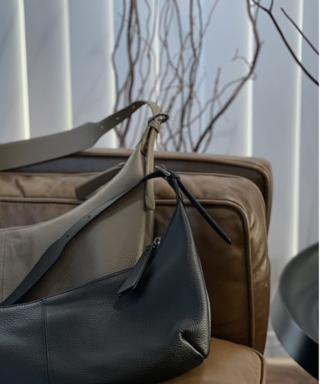 LEATHER SHOULDER BAG / 3color