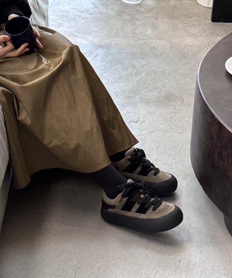 THICK LINE PLATFORM SNEAKERS /2color