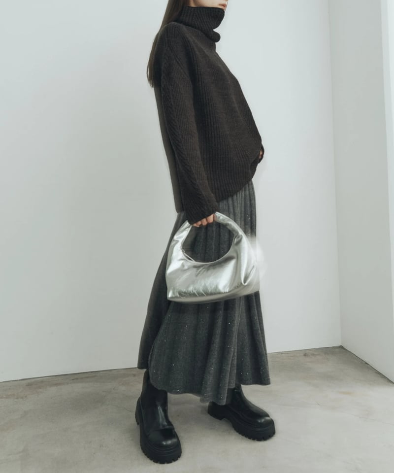 TIE HANDLE HOBO BAG / 2color | JISTORY