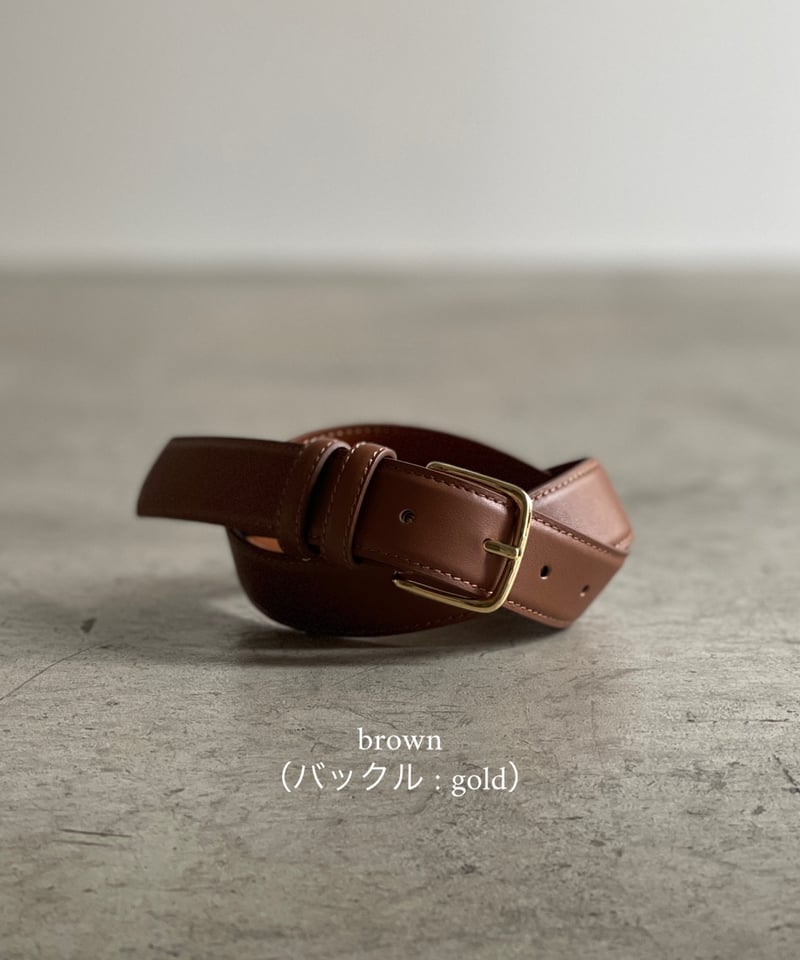 LEATHER BELT / 4color | JISTORY