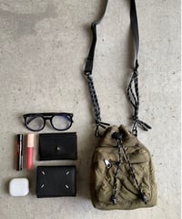 QUILTING PARACORD SHOULDER BAG / 2color