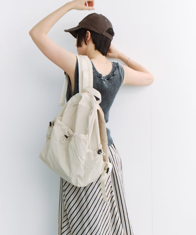 DRAWSTRING BACKPACK/2color | JISTORY