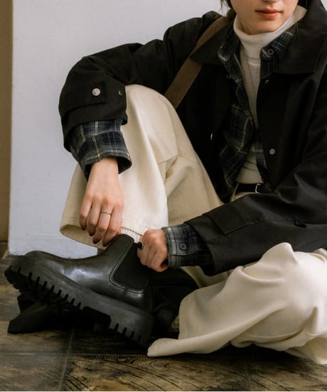 SIDE GORE BOOTS / 2color