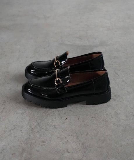PLATFORM BIT LOAFER/2color