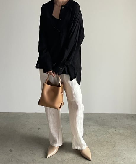 POINTED TOE MULE / 3color