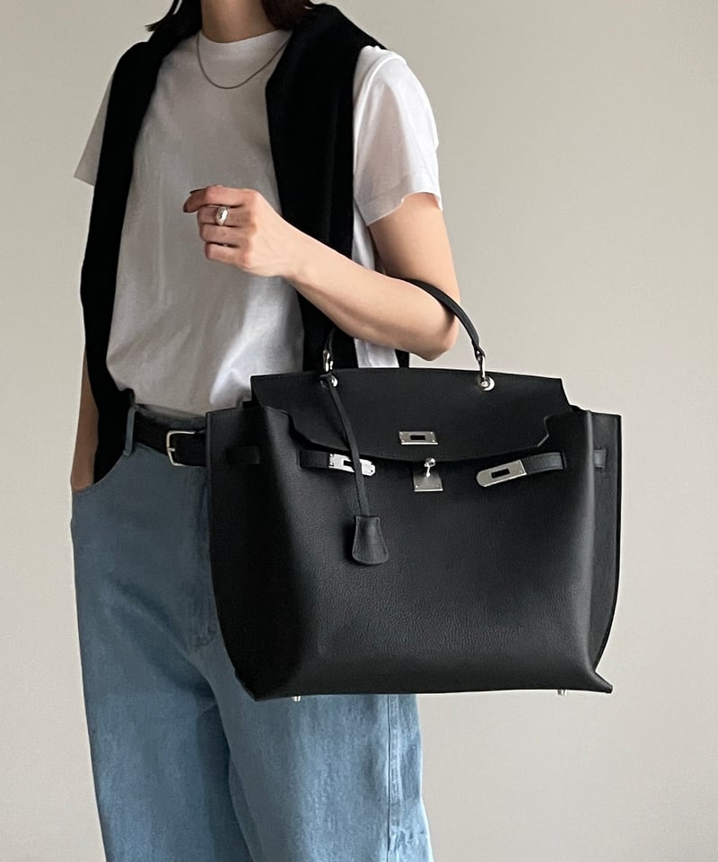 SQUARE BELT HANDLE BAG / 3colors <送料無料> | JISTORY SQUARE BELT HANDLE BAG / 3colors <送料無料> | JISTORY