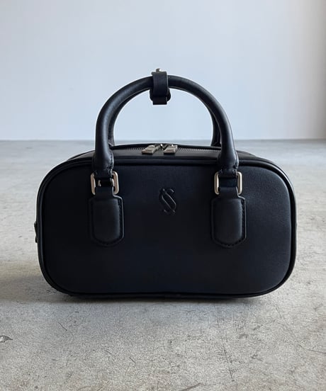 EMBOSS LOGO MINI BOSTON BAG / 2color