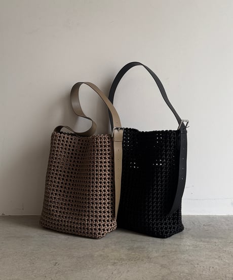 ONE HANDLE MESH BAG / 2color