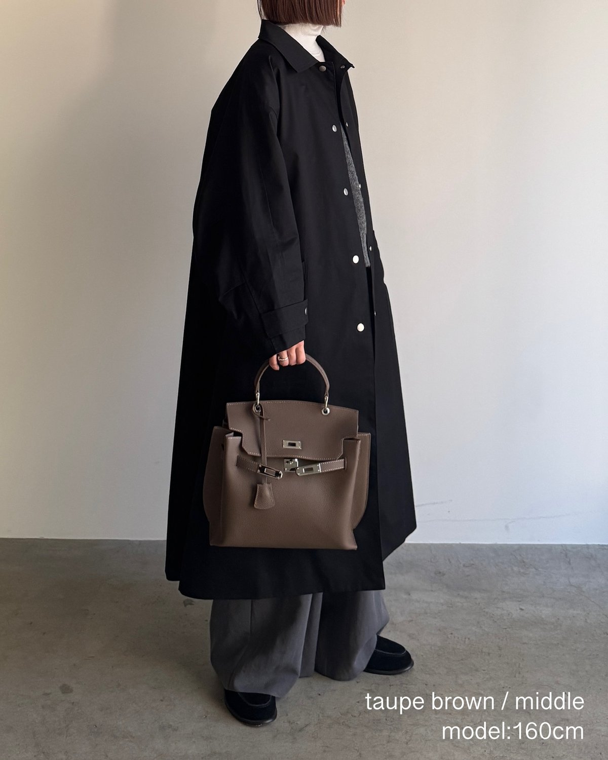 SQUARE BELT HANDLE BAG / 3color ＜送料無料＞ | JISTORY