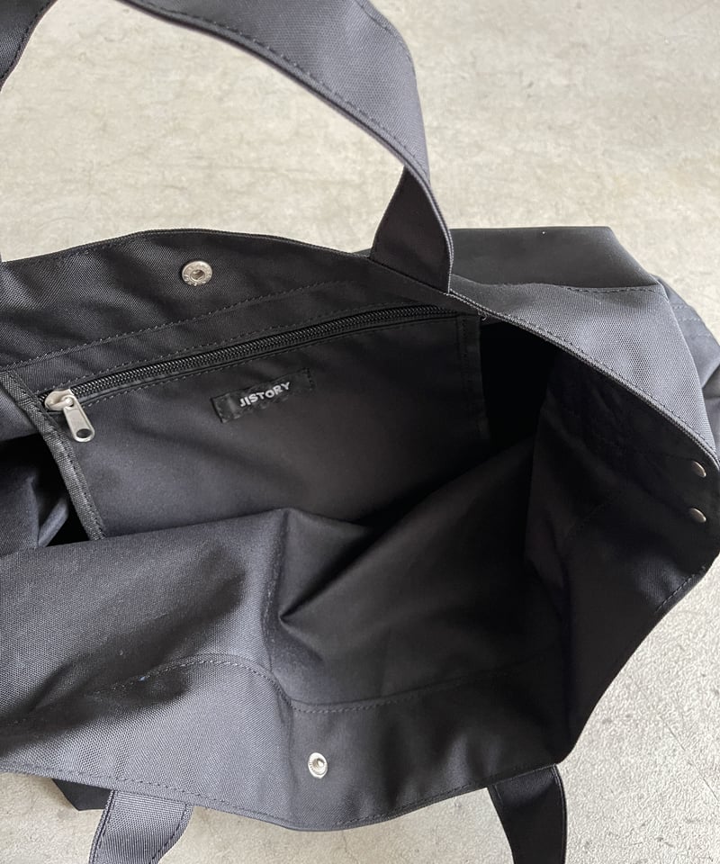 JISTORY 黒 トートバッグ 2WAY SHOULDER TOTE BAG / 2color | JISTORY