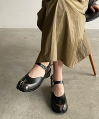 ANKLE STRAP TABI SANDALS / 2color