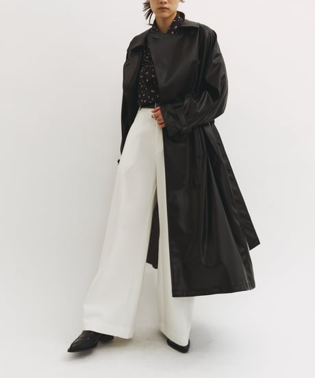LEATHER POINTED TOE LOAFER / 2color