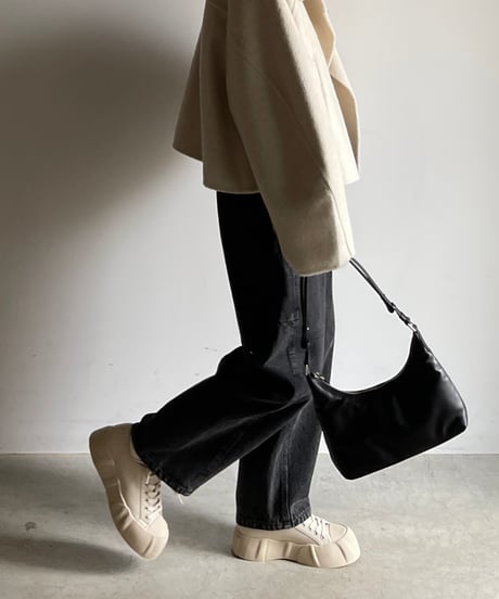 PLATFORM LOW CUT SNEAKERS / 2color