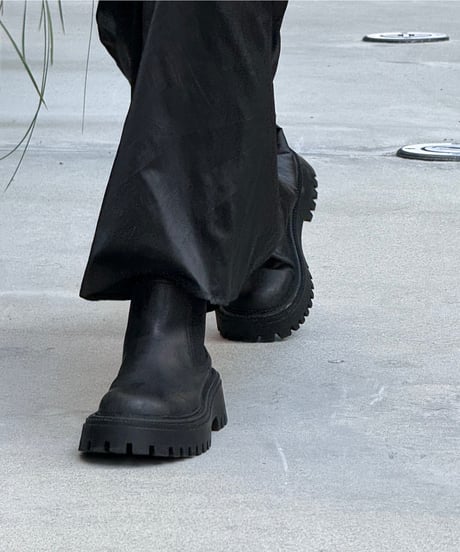 LEATHER CHELSEA BOOTS / 3color