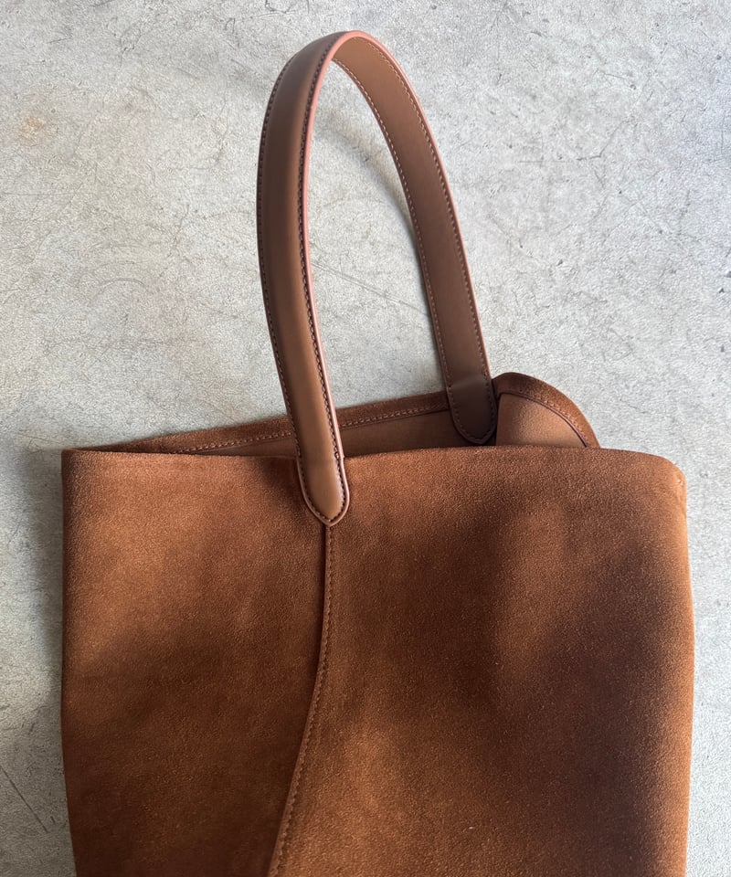 放送大学 割引 ONE HANDLE SUEDE BAG | JISTORY バッグ