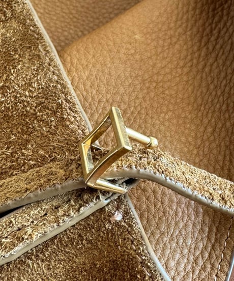 SUEDE DRAWSTRING SHOULDER BAG