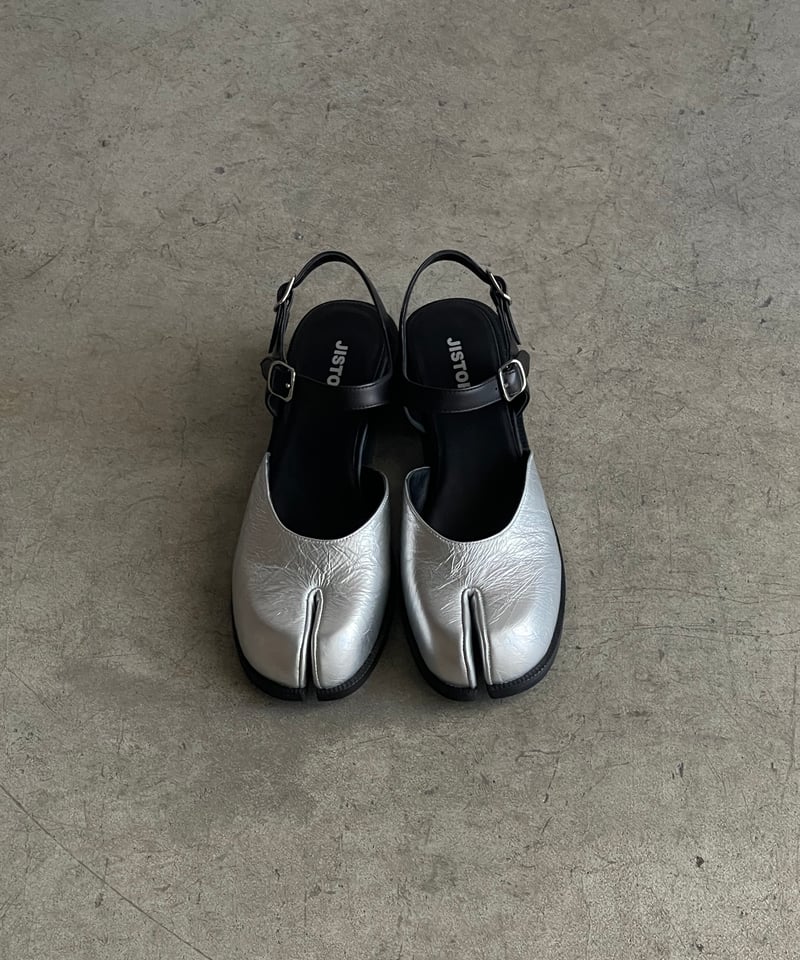 ANKLE STRAP TABI SANDALS / 2color | JISTORY