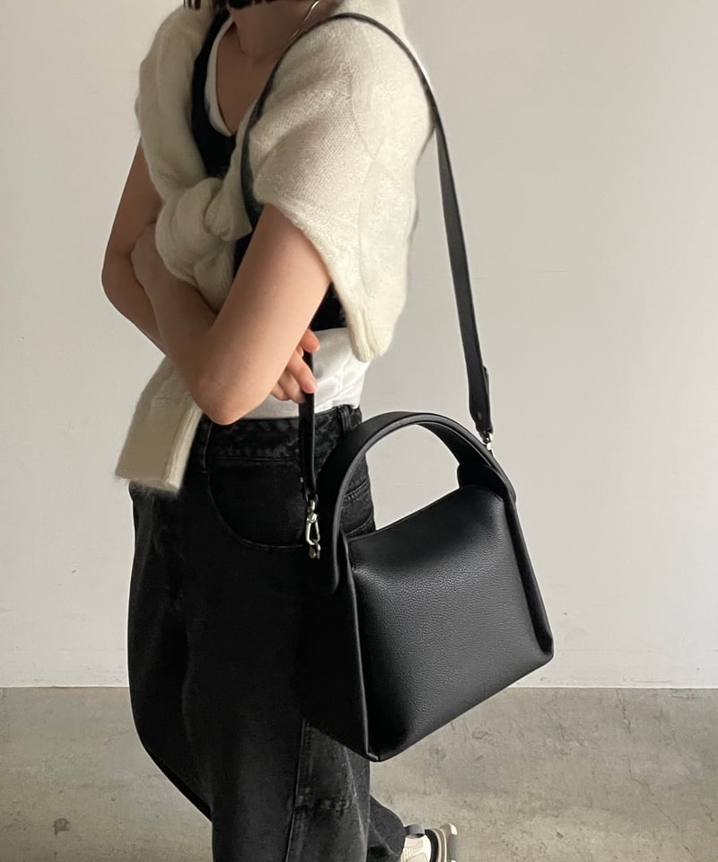 2WAY SQUARE HAND BAG | JISTORY