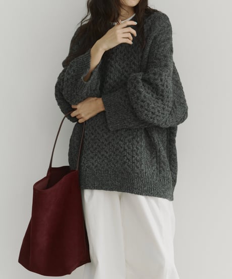 ONE HANDLE SUEDE BAG / 5color