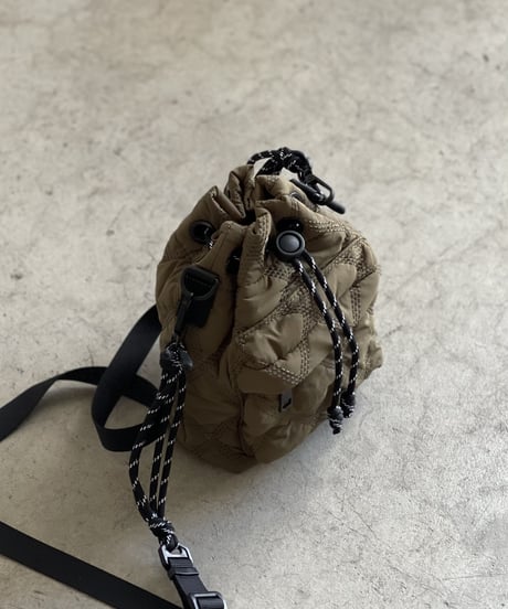 QUILTING PARACORD SHOULDER BAG / 2color