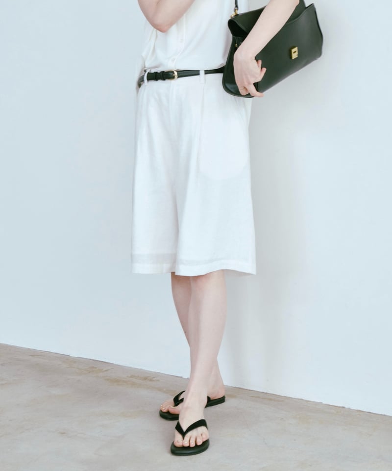 靴 25SS AURALLE LEATHER TONG SANDALS 27cm Auralee Leather thong sandals Auralee