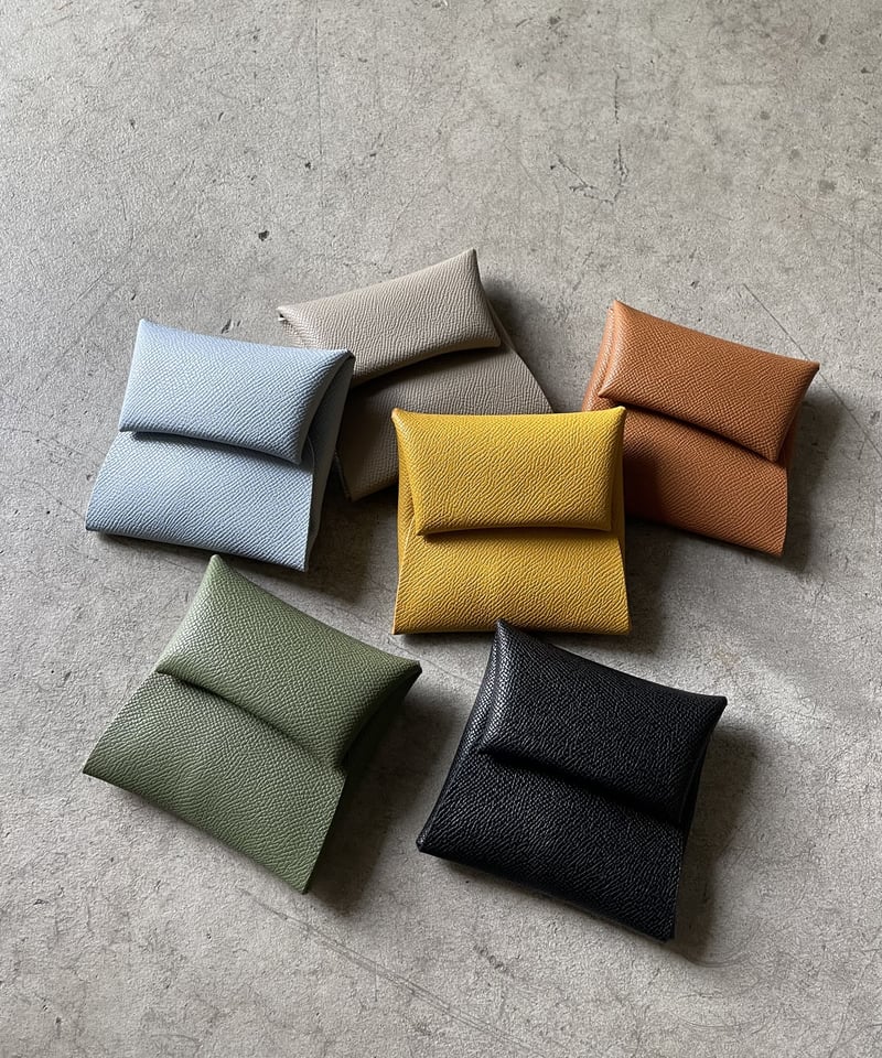 LEATHER SQUARE COIN CASE | JISTORY