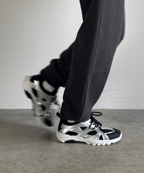 MESH JAGGED SOLE SNEAKERS / 2color