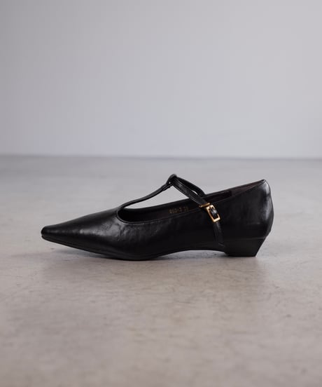 T-STRAP LOW HEEL SHOES