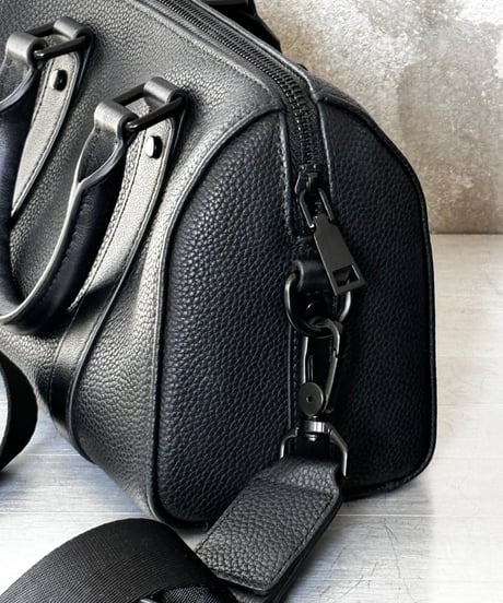 2WAY LEATHER MIDDLE BOSTON BAG
