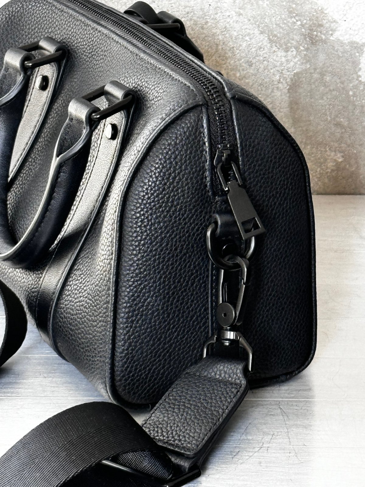 2WAY LEATHER MIDDLE BOSTON BAG ＜送料無料＞ | JISTORY